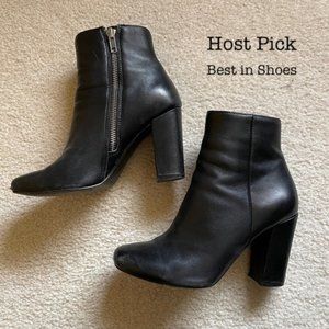 Steve Madden Black Booties